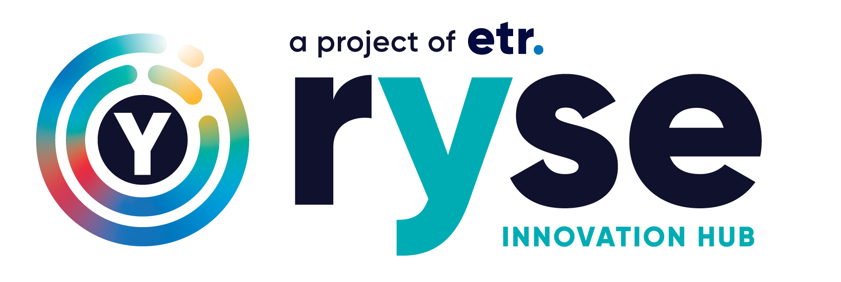ryse Innovation Hub logo, a project of etr.