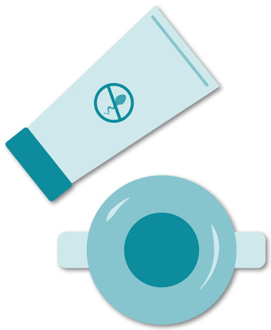 Icon for spermicidal contraceptive sponge